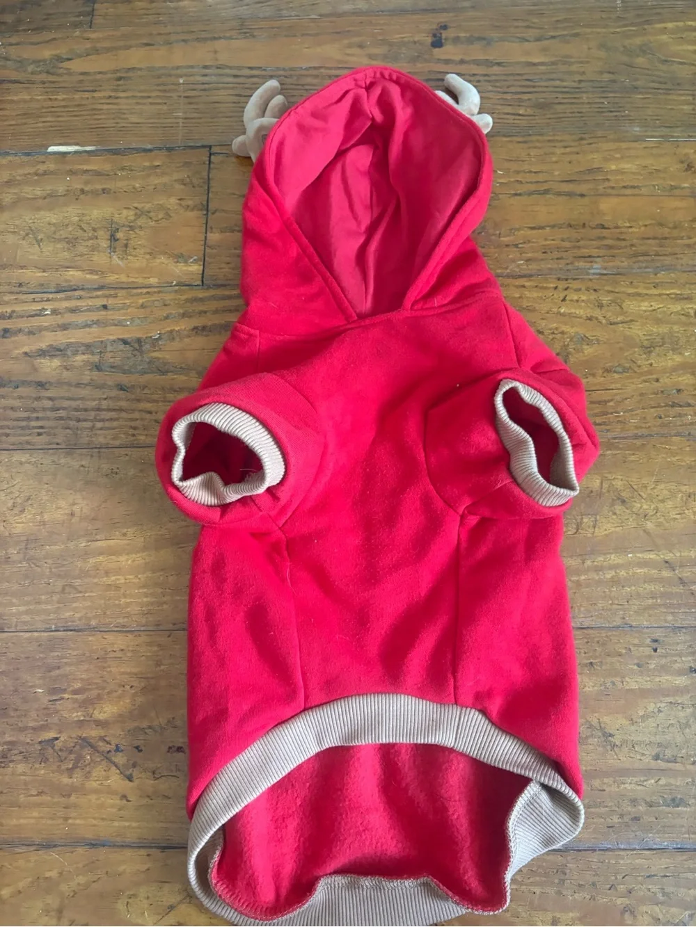 Red “I Ate Santa's Cookies” Holiday Dog Hoodie